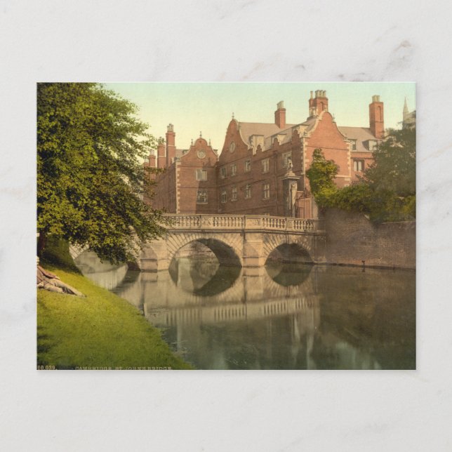 St John's Bridge, Cambridge, England Postcard (Front)