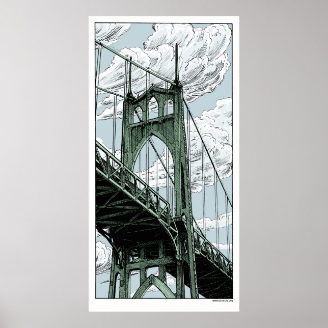 St Johns Bridge Poster (Front)