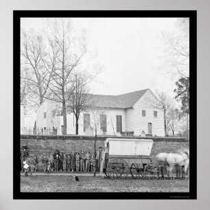 St. John's Church in Richmond, VA 1865 Poster