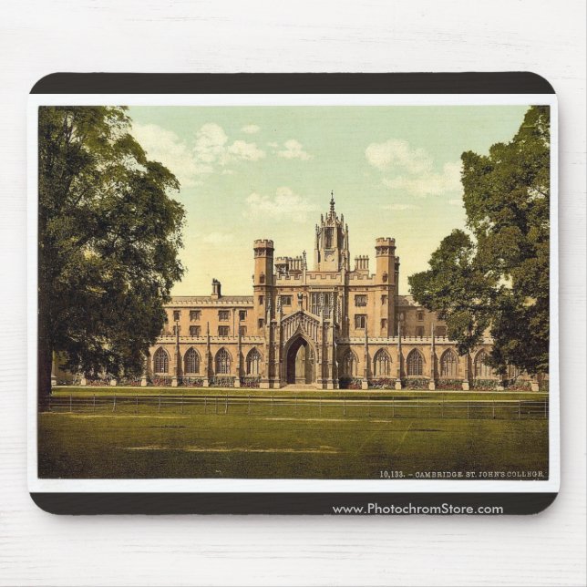 St. John's College, Cambridge, England classic Pho Mouse Mat (Front)