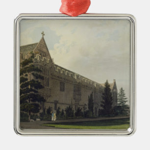 St. John's College seen from the garden, illustrat Metal Tree Decoration