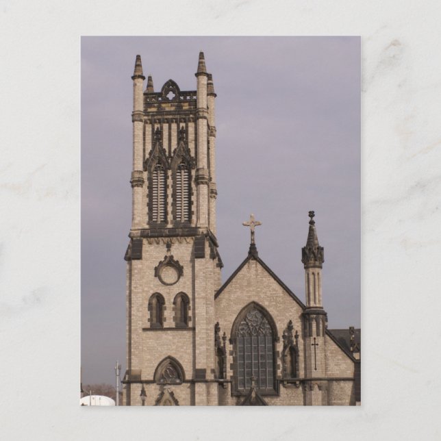 St. John's Episcopal Church, Detroit Postcard (Front)