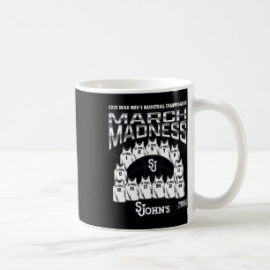 St. John's March Madness 2025 Men's Sketll Nil  Coffee Mug
