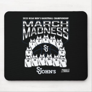 St. John's March Madness 2025 Men's Sketll Nil  Mouse Mat