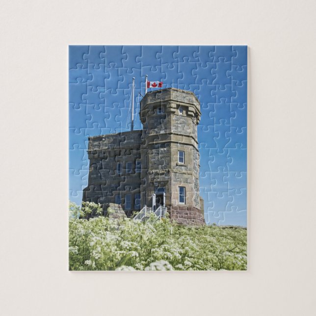 St. John's, Newfoundland, Canada, Cabot Tower, Jigsaw Puzzle (Vertical)