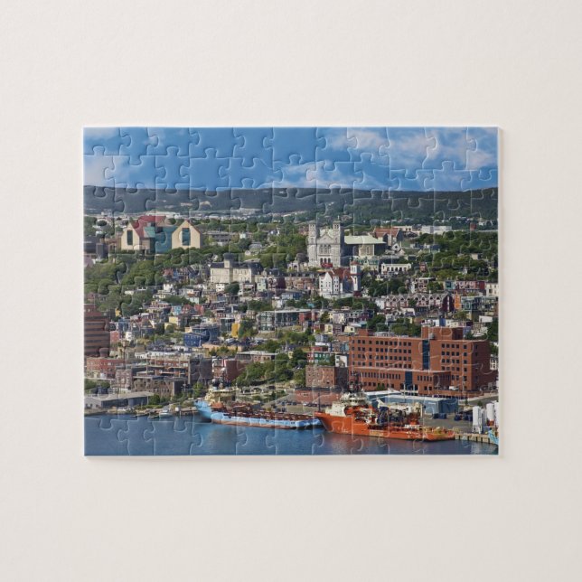 St. John's, Newfoundland, Canada, the coastline Jigsaw Puzzle (Horizontal)
