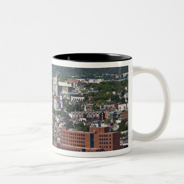 St. John's, Newfoundland, Canada, the coastline Two-Tone Coffee Mug (Right)