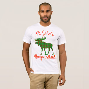 St.John's Newfoundland moose customisable shirt