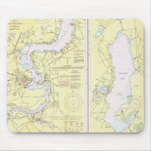 St. John's River FL Chart Mouse Pad