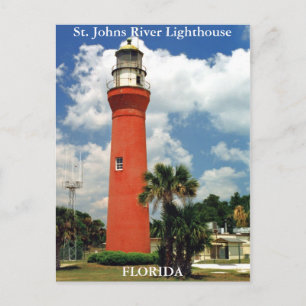 St. Johns River Lighthouse, Florida Postcard