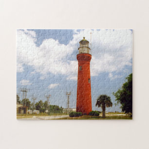 St John's River Lighthouse, Mayport Florida Jigsaw Puzzle