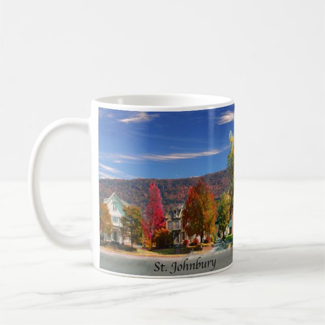 St. Johnsbury, Vermont Coffee Mug (Left)