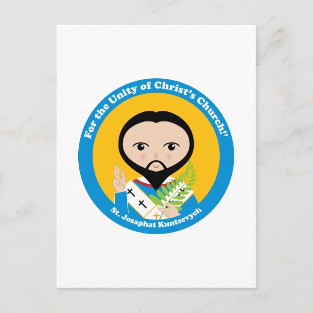 St. Josaphat Kuntsevych Postcard (Front)