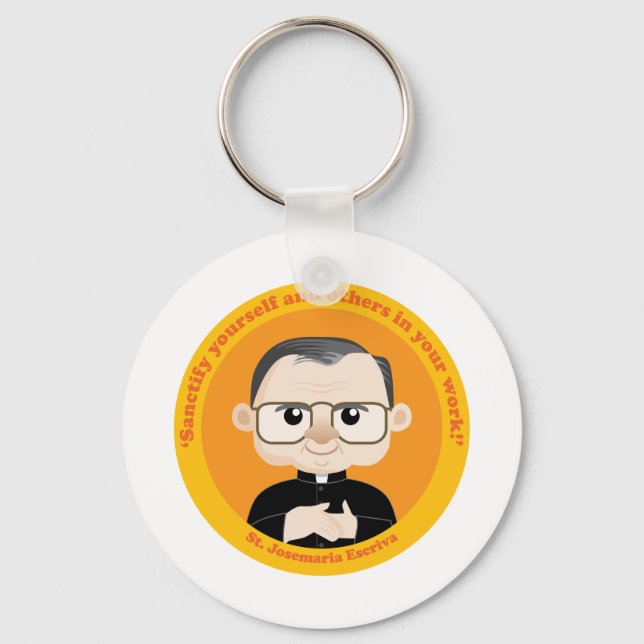 St. Josemaria Escriva Key Ring (Front)