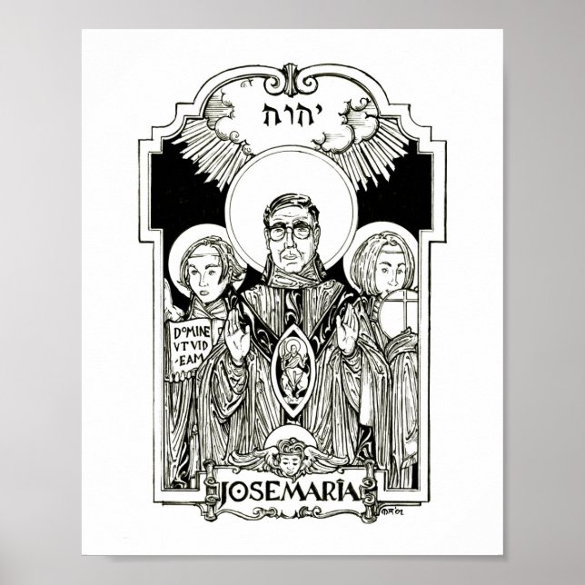St. Josemaria Escriva Poster (Front)