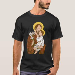 St Joseph and Child Jesus Consecration 2021 Cathol T-Shirt