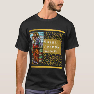 St. Joseph and Infant Jesus Saint Joseph Catholic  T-Shirt