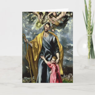 St. Joseph and the Christ Child, 1597-99 Card