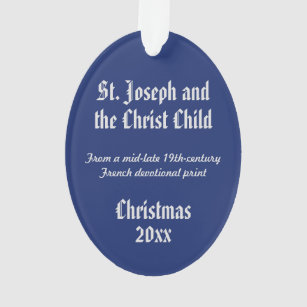 St. Joseph and the Christ Child (DPT 002) Ornament