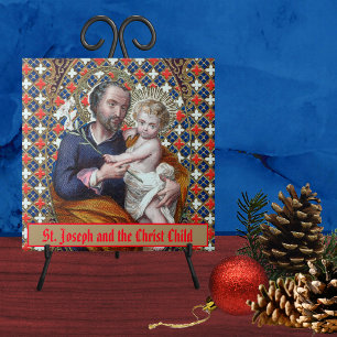 St. Joseph and the Christ Child (DPT 002) Tile
