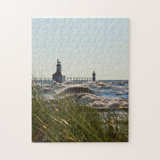 St Joseph Behind Sea Oats Jigsaw Puzzle (Vertical)