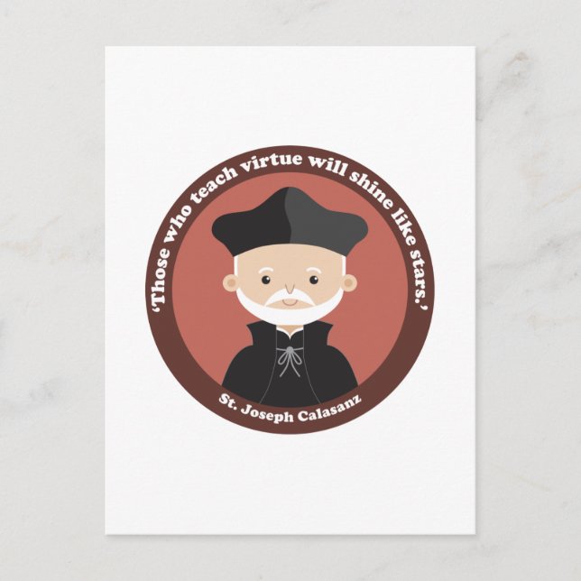 St. Joseph Calasanz Postcard (Front)