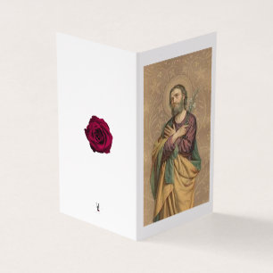 St. Joseph Catholic Condolence Thank You Cards