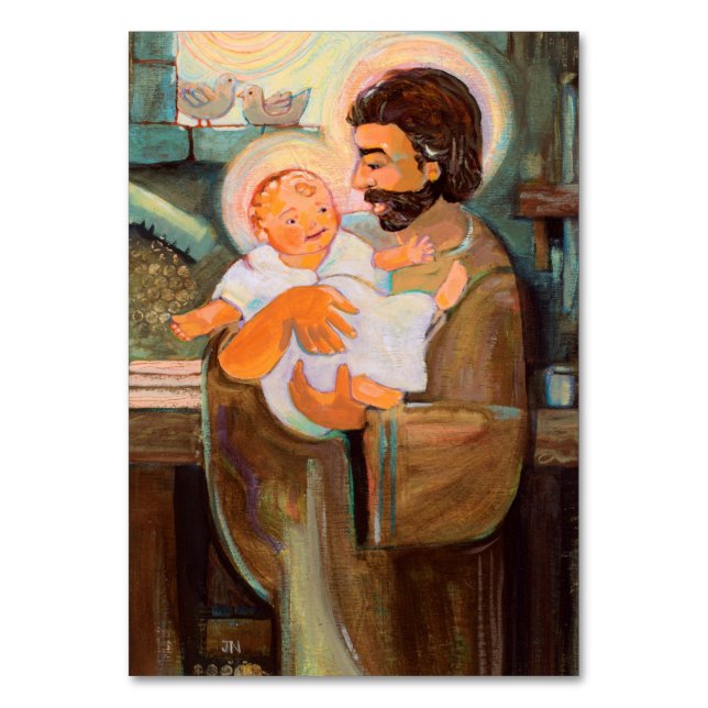 St. Joseph Catholic prayer card (Front)