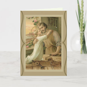 St. Joseph & Child Jesus FATHER'S DAY Card