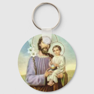 St. Joseph & Child Jesus Keychain