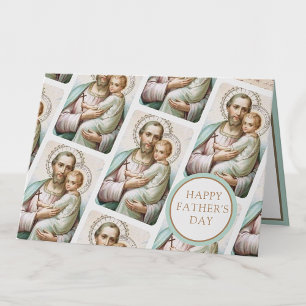 St. Joseph Fathers Day Catholic Religious Card