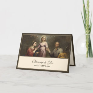 St. Joseph Fathers Day Catholic Religious Card