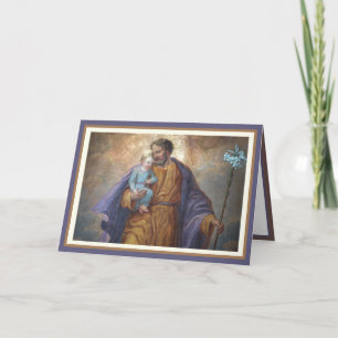 St. Joseph Fathers Day Jesus Religious Card