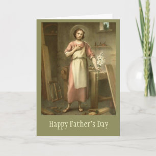 St. Joseph  FATHER'S DAY Lily Card