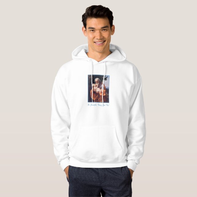 St. Joseph Feast Day with Infant Jesus Hoodie (Front Full)