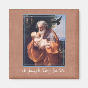 St. Joseph Feast Day with Infant Jesus Magnet