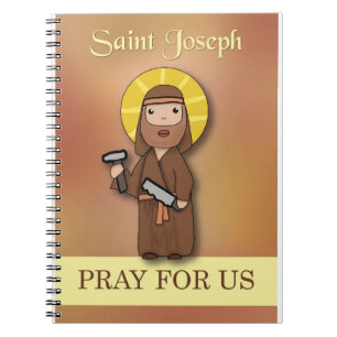St. Joseph Feast Saints Day Catholic Pray for Us Notebook
