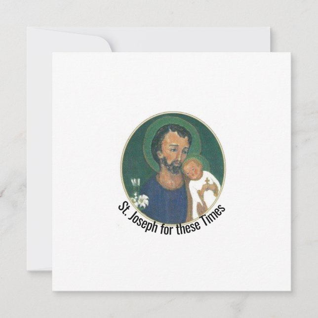 St. Joseph for these Times Card (Front)