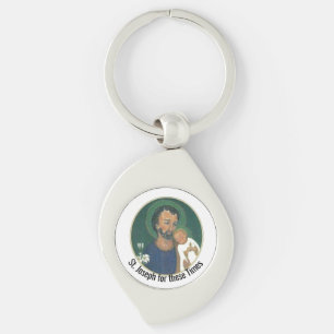 St Joseph for these Times Key Ring