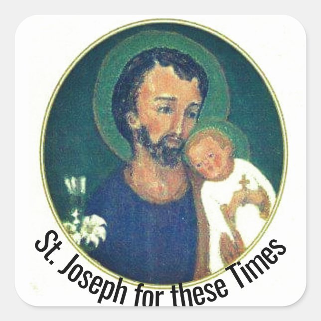 St. Joseph for these Times Square Sticker (Front)