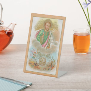 St. Joseph from a ‘Pilgrimage Card’ (B 01) Pedestal Sign