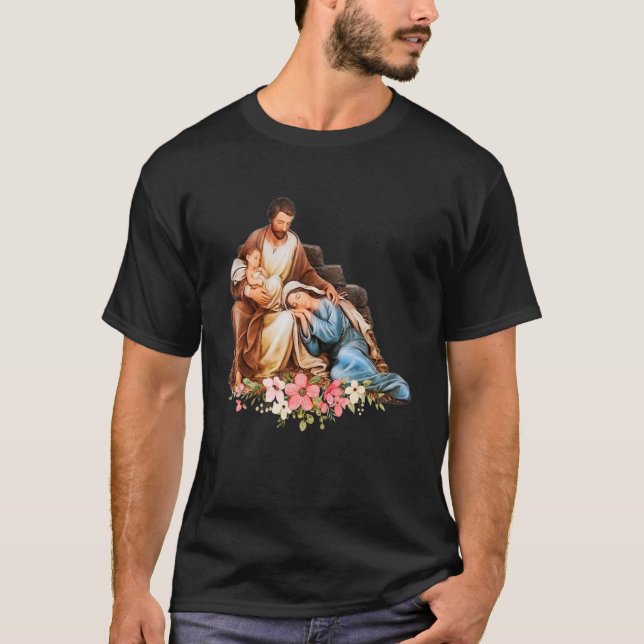 St Joseph Holy Catholic Church Ite Ad Catholic Sai T-Shirt (Front)