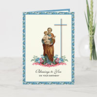 St. Joseph Jesus Birthday  Catholic Religious 