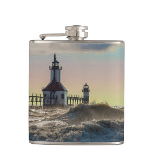St Joseph Lighthouse Painterly Flask