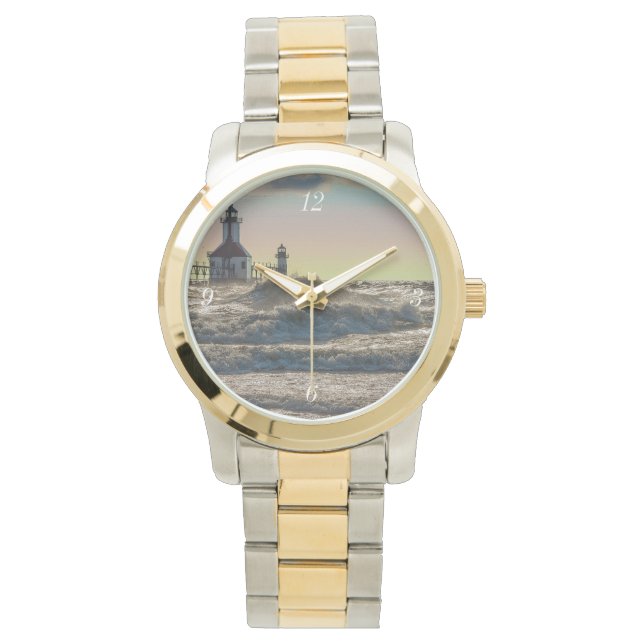 St Joseph Lighthouse Painterly Watch (Front)