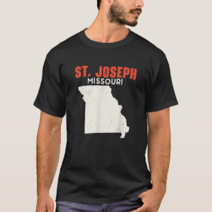 St Joseph Missouri USA State America Travel Missou T-Shirt