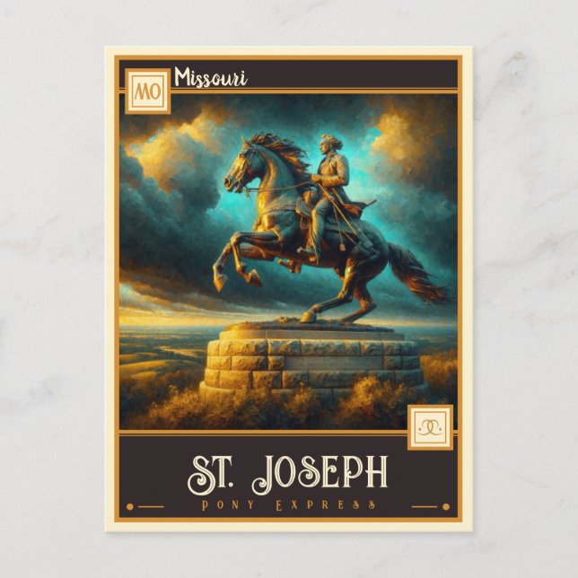 St. Joseph, Missouri | Vintage Postcard (Front)
