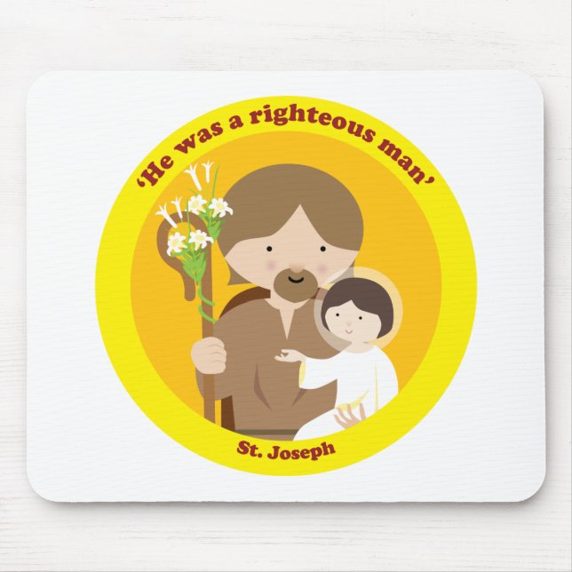 St. Joseph Mouse Mat (Front)