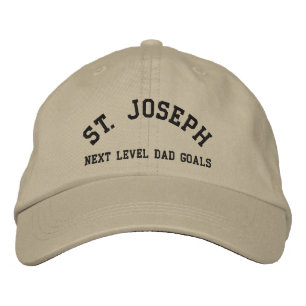 St. Joseph Next Level Dad Goals Embroidered Hat