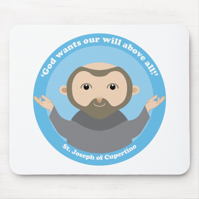 St. Joseph of Cupertino Mouse Mat (Front)